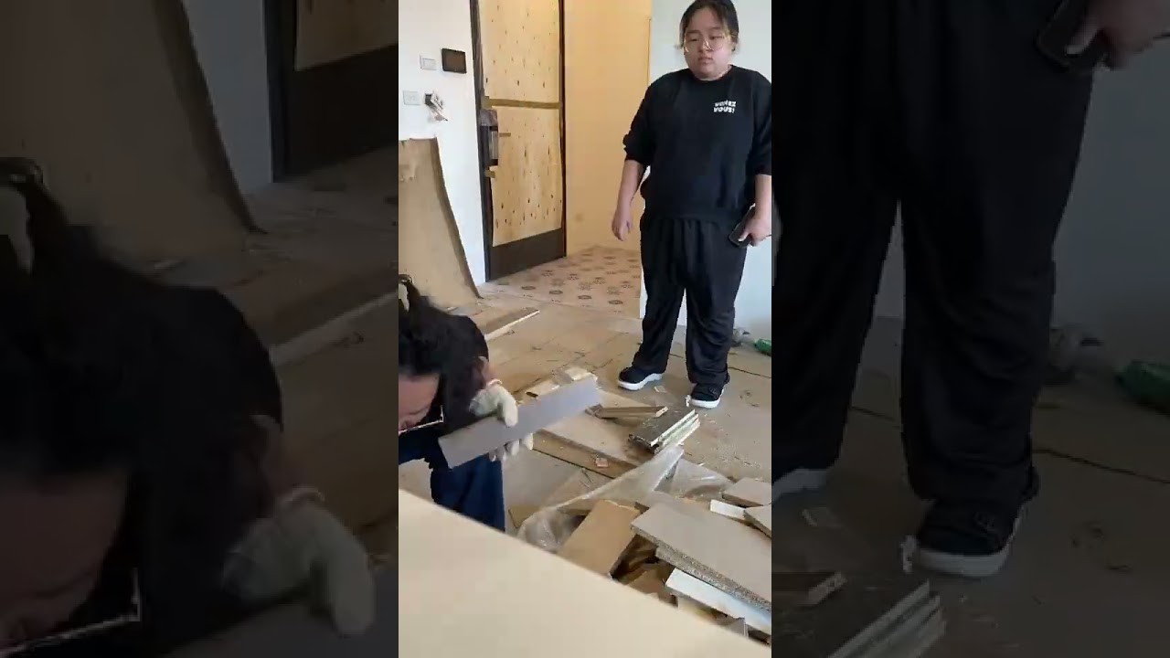 小朋友的重量也能做的到-踩木條#客製家具#定制家具#家具設計