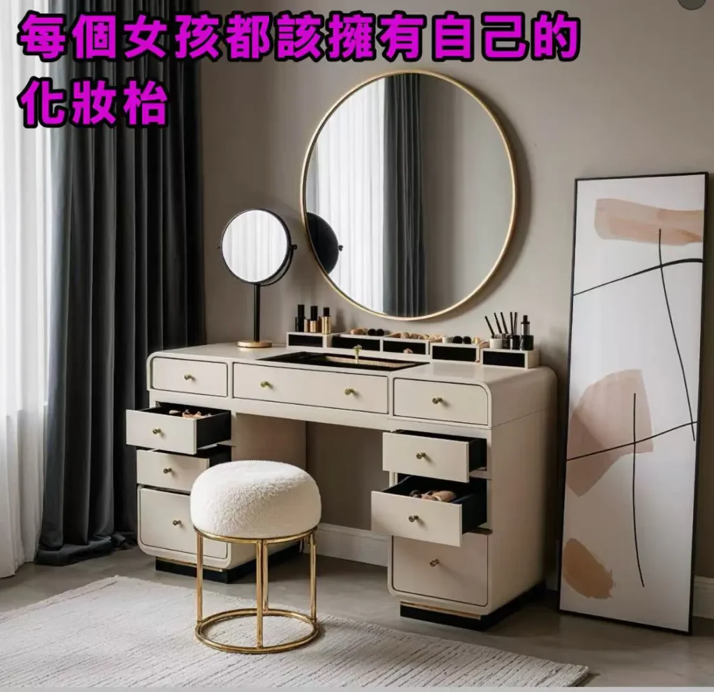 WechatIMG53 2025年趨勢-購買化妝枱該怎麼選擇? 到底流行什麼?