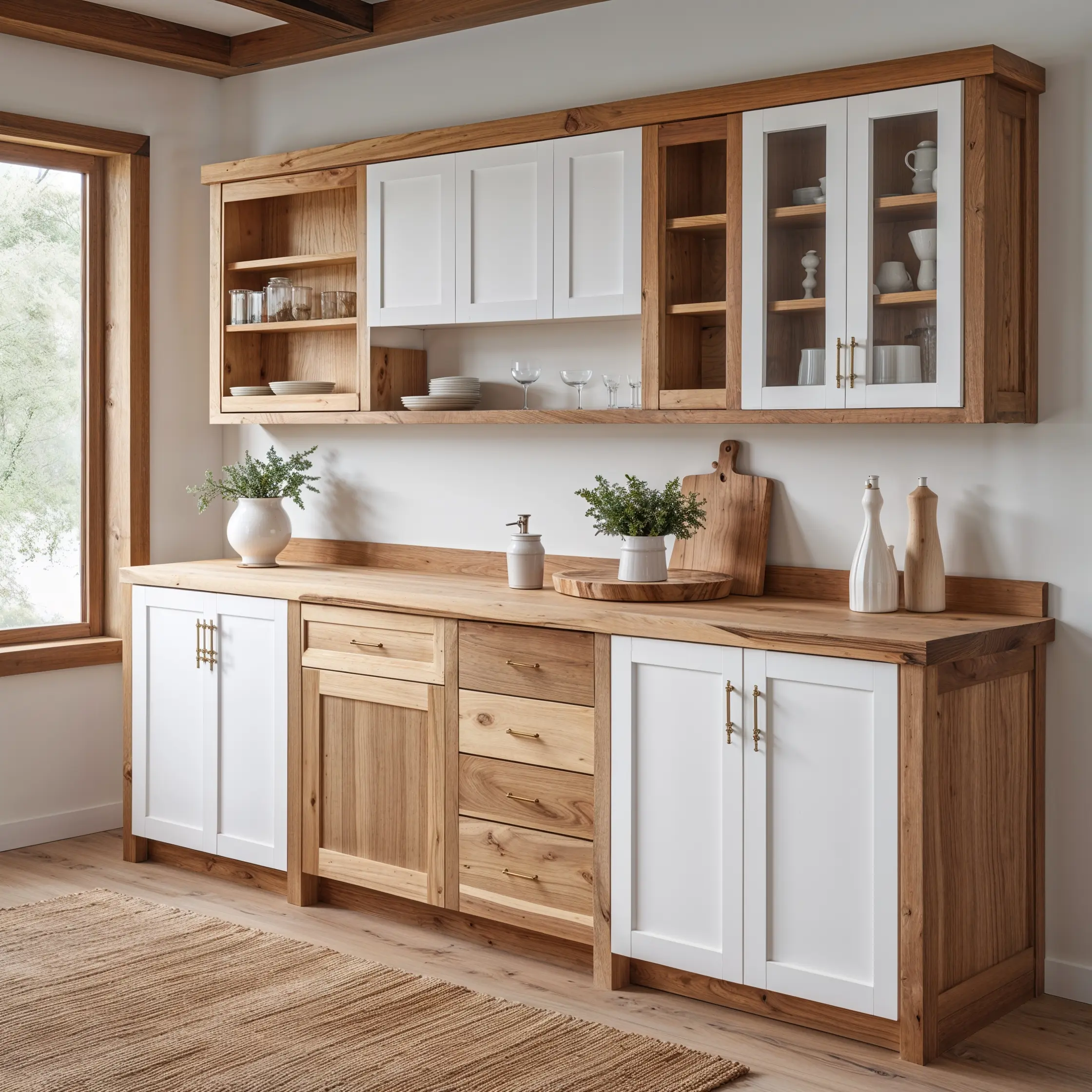 Leonardo_Phoen9898ix_10_WoodBase_WhiteAccent_CabinetryThe_opposite_0 木底白門