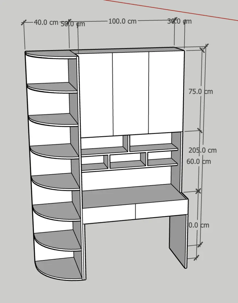 圓弧型轉角櫃攻略:小坪數房間安全收納完整指南