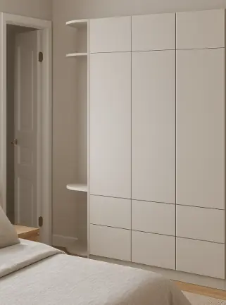 圓弧型轉角櫃攻略:小坪數房間安全收納完整指南