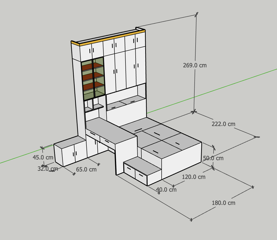 Bonnyrun 客製化床架設計|小坪數臥室收納整合"