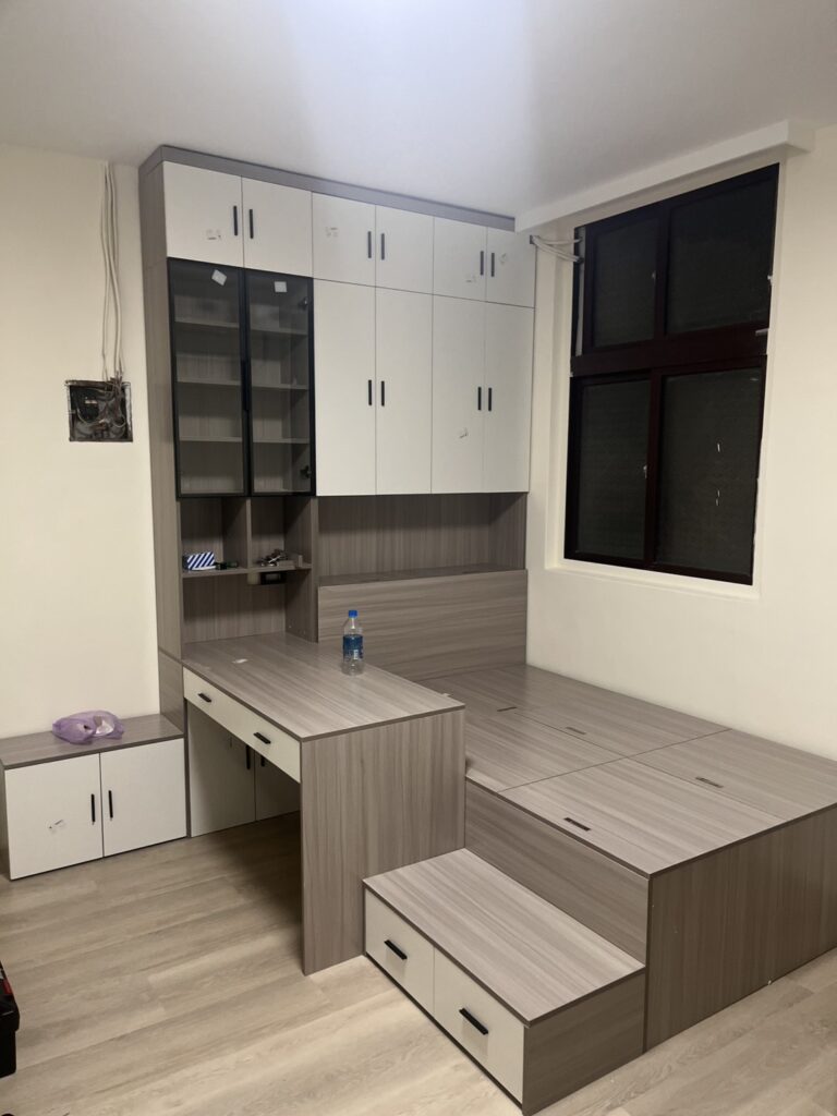 Bonnyrun 客製化床架設計|小坪數臥室收納整合"